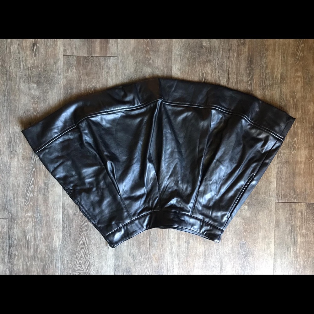 Takara Pleather Skate skirt